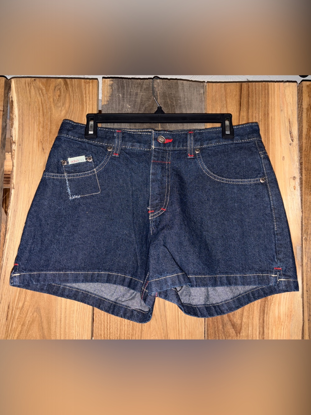 Y2K Ecko Unlimited Dark Blue Denim Jean Shorts